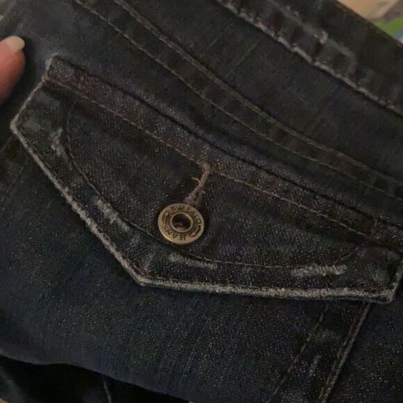 Buffalo Dark Blue Mid Rise Jeans Sz 30 - Picture 8 of 9